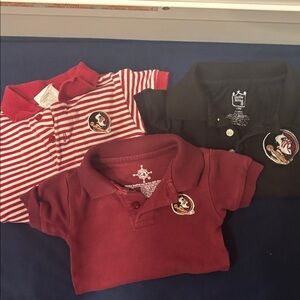 Florida State University (FSU) Seminoles Polo Shirt Set with Logo